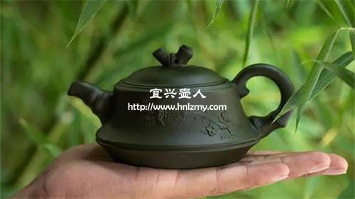 墨綠色紫砂壺添加了氧化鈷